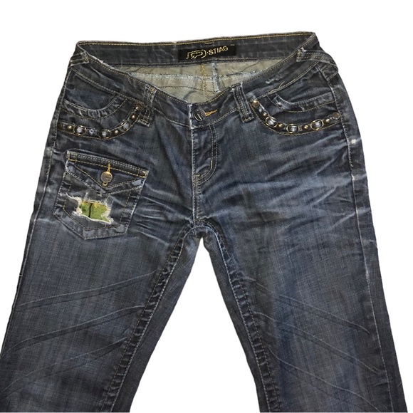 D-Stiag Blue Denim Jeans - Picture 3 of 6